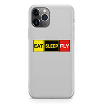 Thumbnail for Eat Sleep Fly (Colourful) Designed iPhone Cases