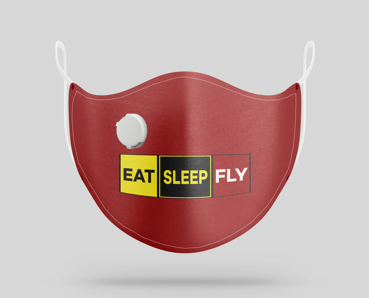 Eat Sleep Fly (Colourful) Designed Face Masks