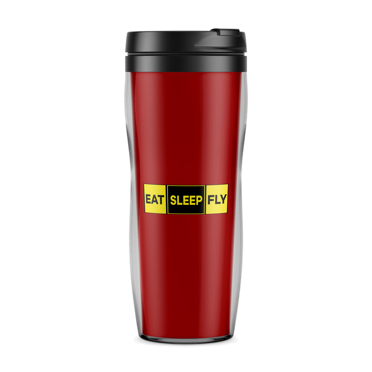 Eat Sleep Fly (Colourful) Designed Travel Mugs
