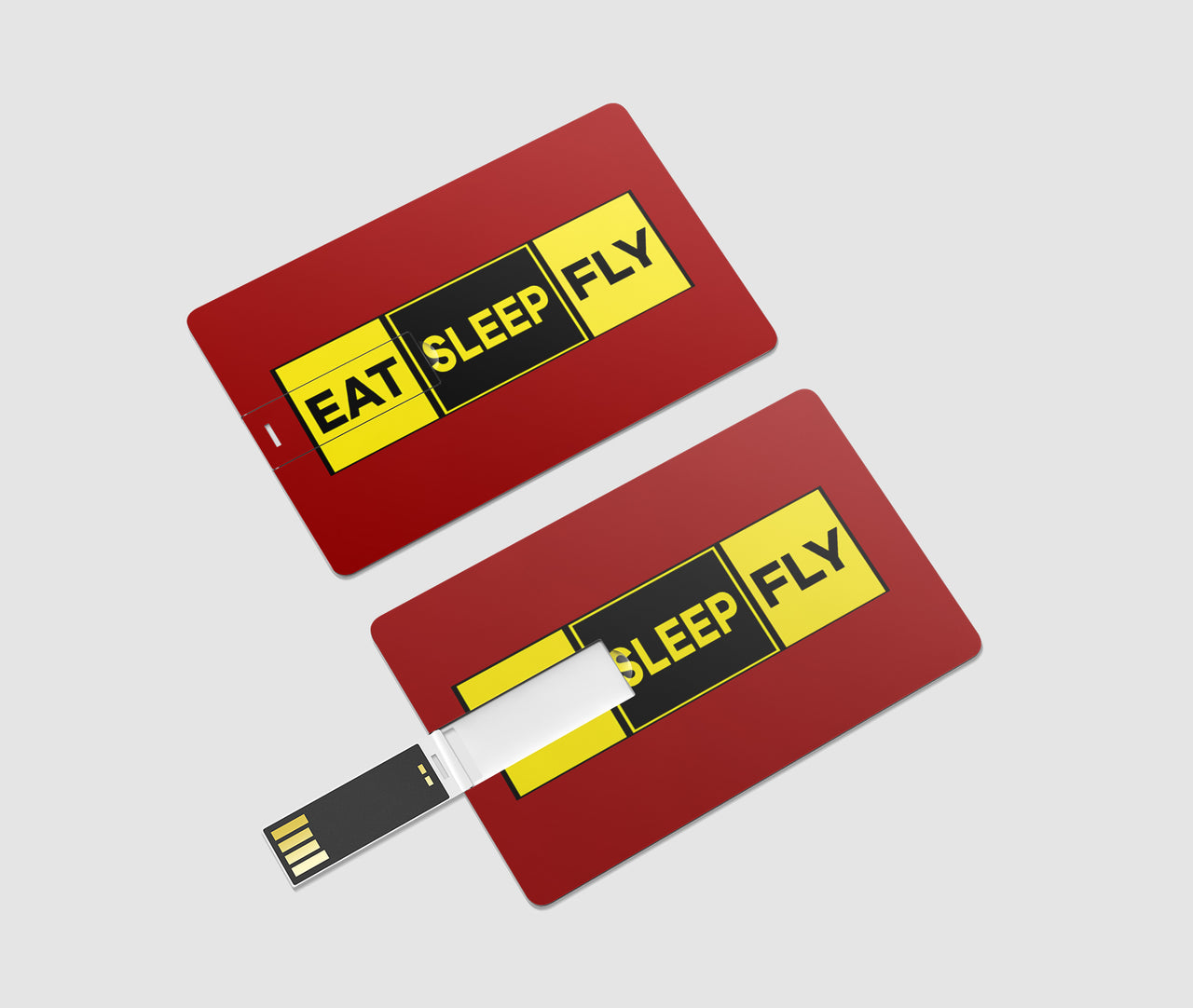 Eat Sleep Fly (Colourful) Designed USB Cards
