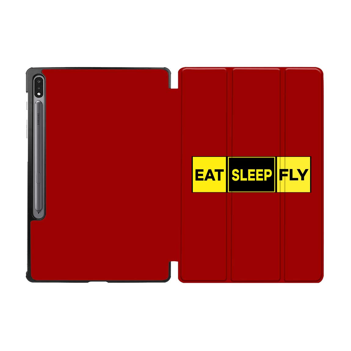 Eat Sleep Fly (Colourful) Designed Samsung Tablet Cases
