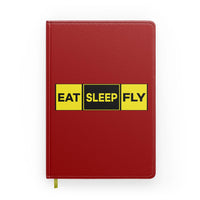 Thumbnail for Eat Sleep Fly (Colourful) Designed Notebooks