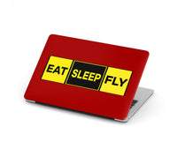 Thumbnail for Eat Sleep Fly (Colourful) Designed Macbook Cases