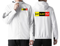 Thumbnail for Eat Sleep Fly (Colourful) Designed Sport Style Jackets