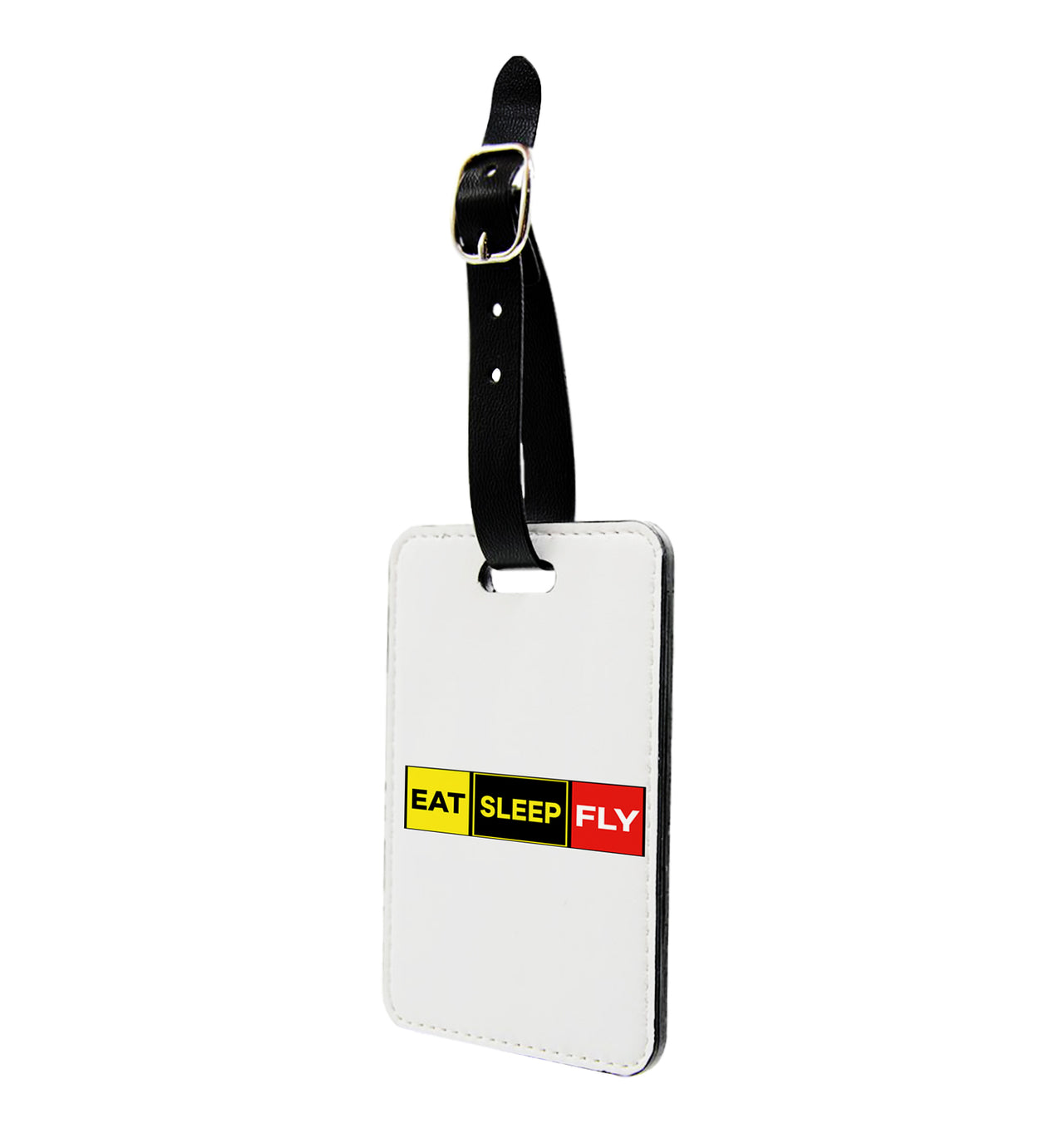 Eat Sleep Fly (Colourful) Designed Luggage Tag