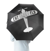 Thumbnail for Eat Sleep Fly & Propeller Designed Umbrella