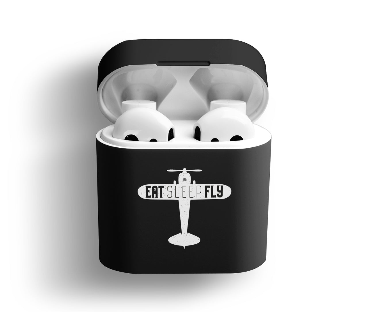 Eat Sleep Fly & Propeller Designed AirPods Cases