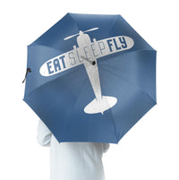 Thumbnail for Eat Sleep Fly & Propeller Designed Umbrella