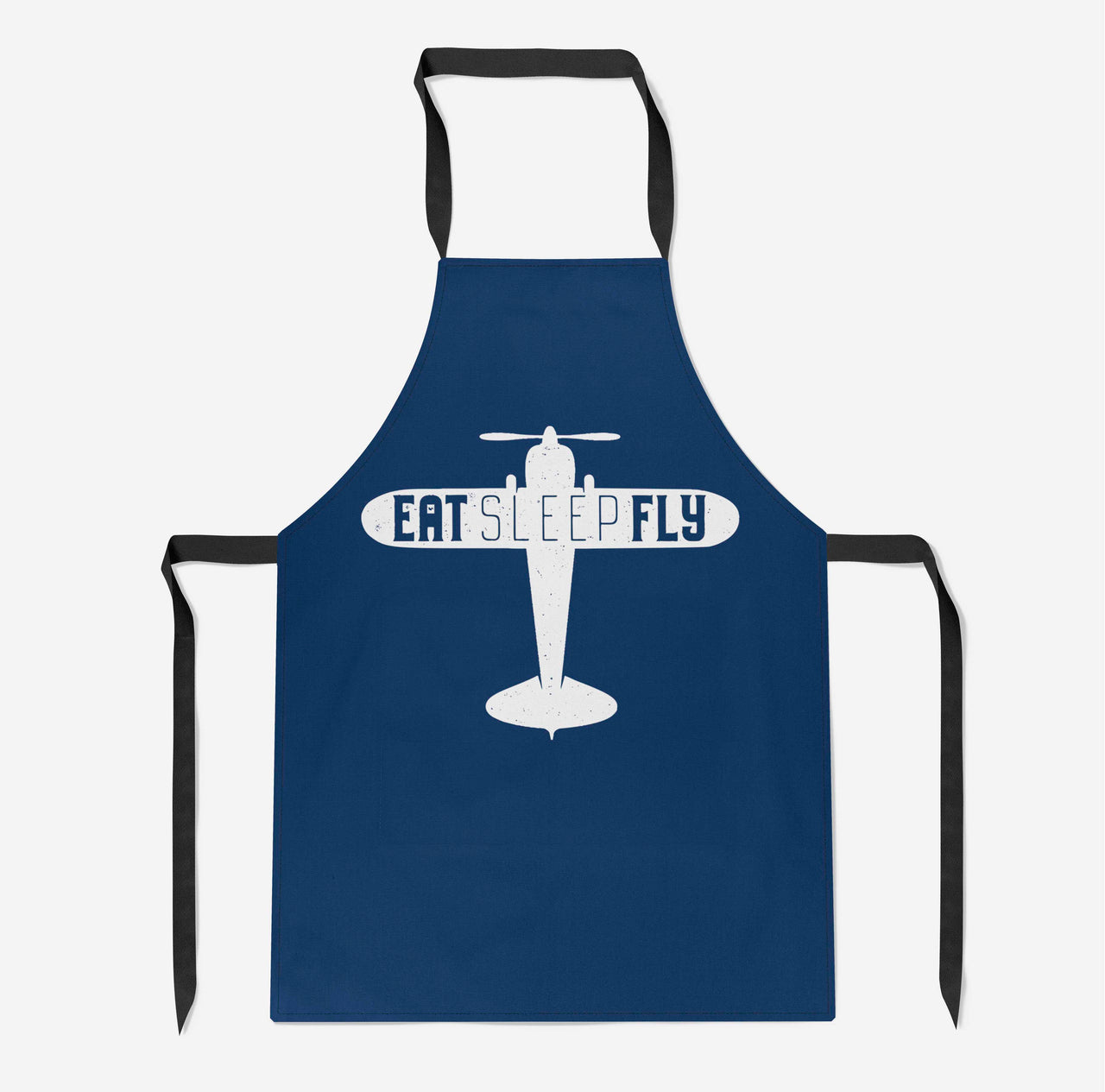 Eat Sleep Fly & Propeller Designed Kitchen Aprons