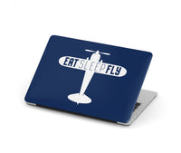 Thumbnail for Eat Sleep Fly & Propeller Designed Macbook Cases