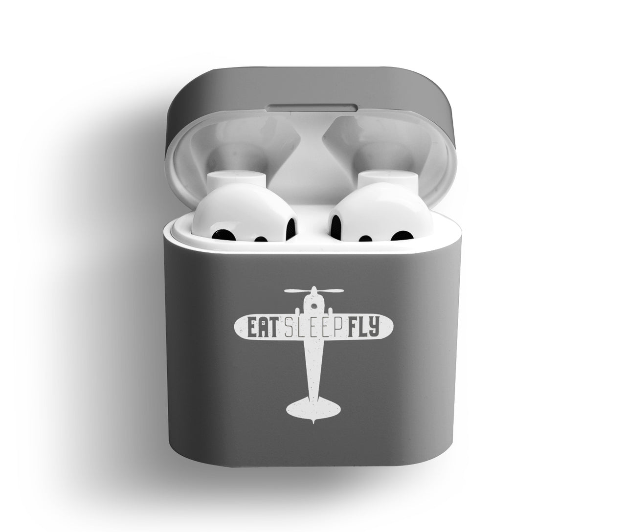 Eat Sleep Fly & Propeller Designed AirPods Cases