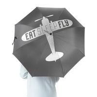 Thumbnail for Eat Sleep Fly & Propeller Designed Umbrella