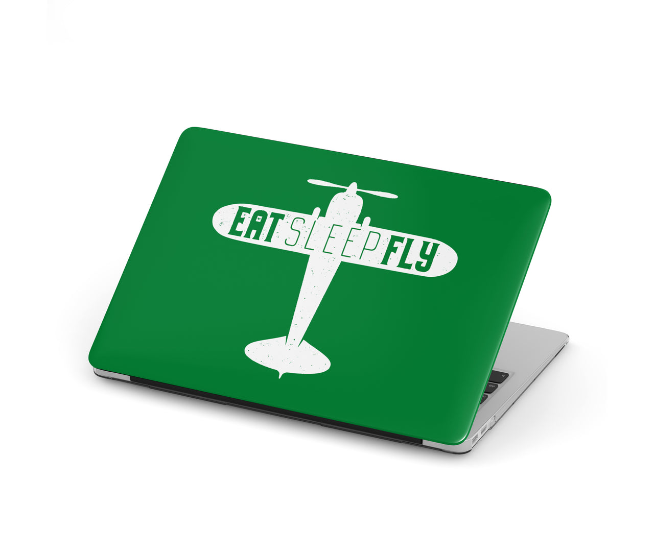 Eat Sleep Fly & Propeller Designed Macbook Cases