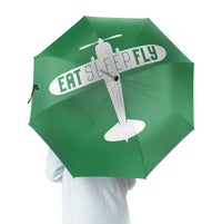 Thumbnail for Eat Sleep Fly & Propeller Designed Umbrella
