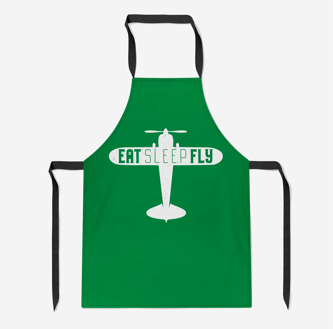 Eat Sleep Fly & Propeller Designed Kitchen Aprons