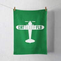 Thumbnail for Eat Sleep Fly & Propeller Designed Towels