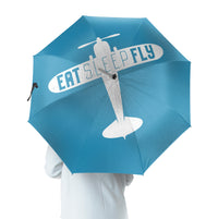 Thumbnail for Eat Sleep Fly & Propeller Designed Umbrella