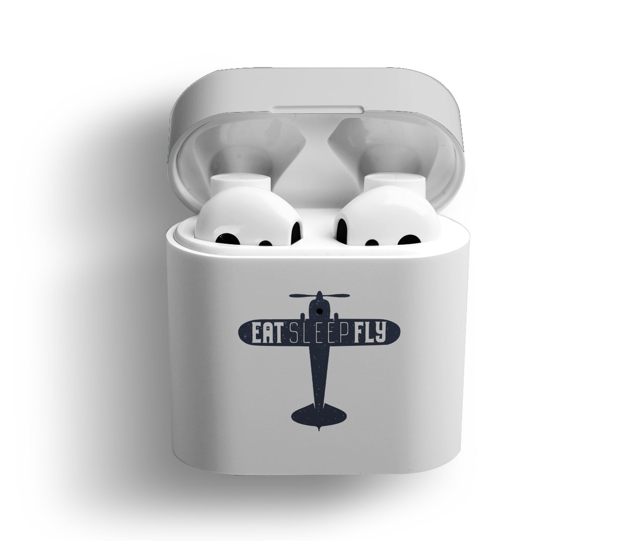 Eat Sleep Fly & Propeller Designed AirPods Cases