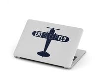 Thumbnail for Eat Sleep Fly & Propeller Designed Macbook Cases