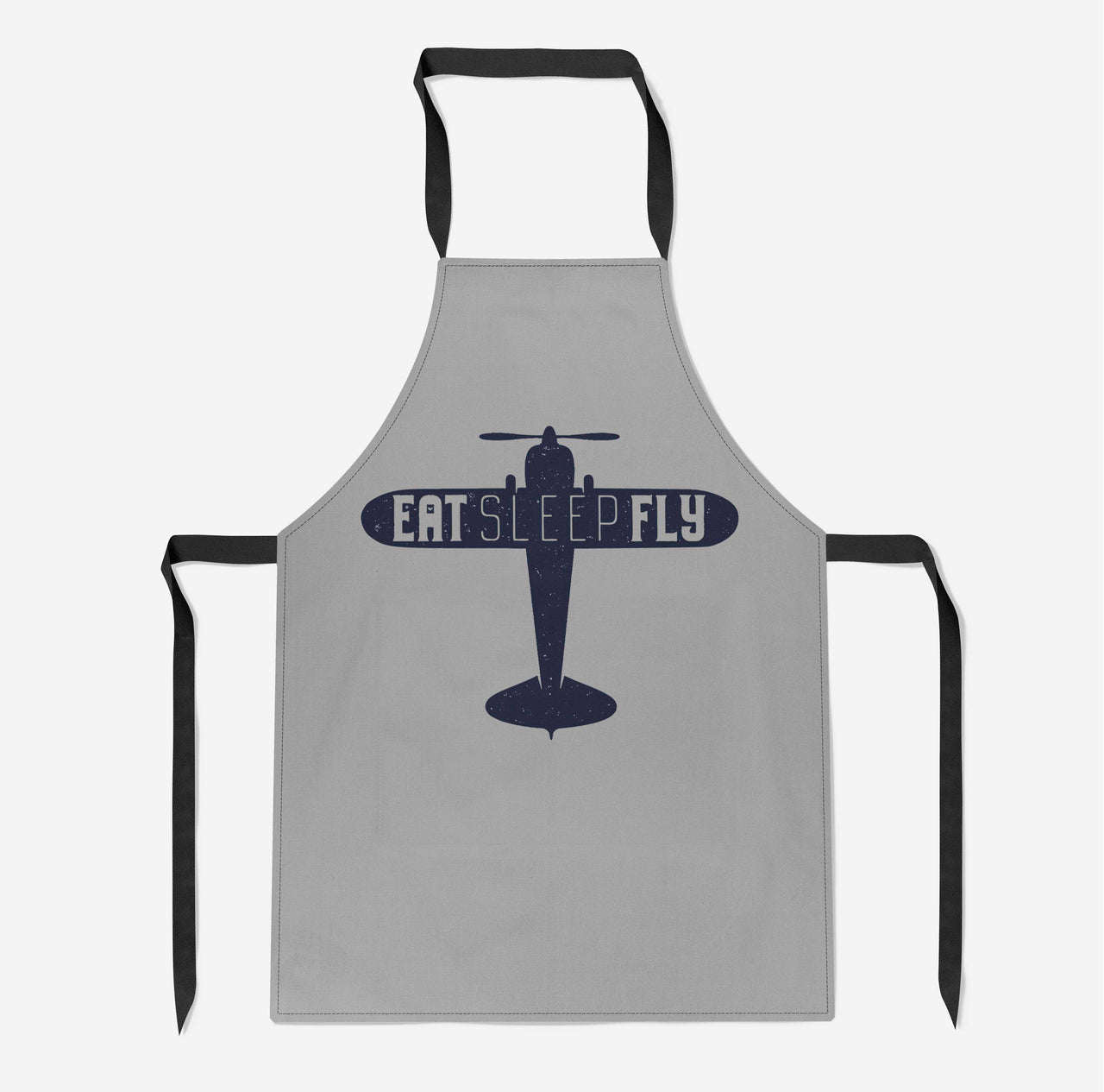 Eat Sleep Fly & Propeller Designed Kitchen Aprons