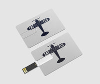Thumbnail for Eat Sleep Fly & Propeller Designed USB Cards