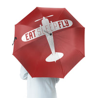 Thumbnail for Eat Sleep Fly & Propeller Designed Umbrella
