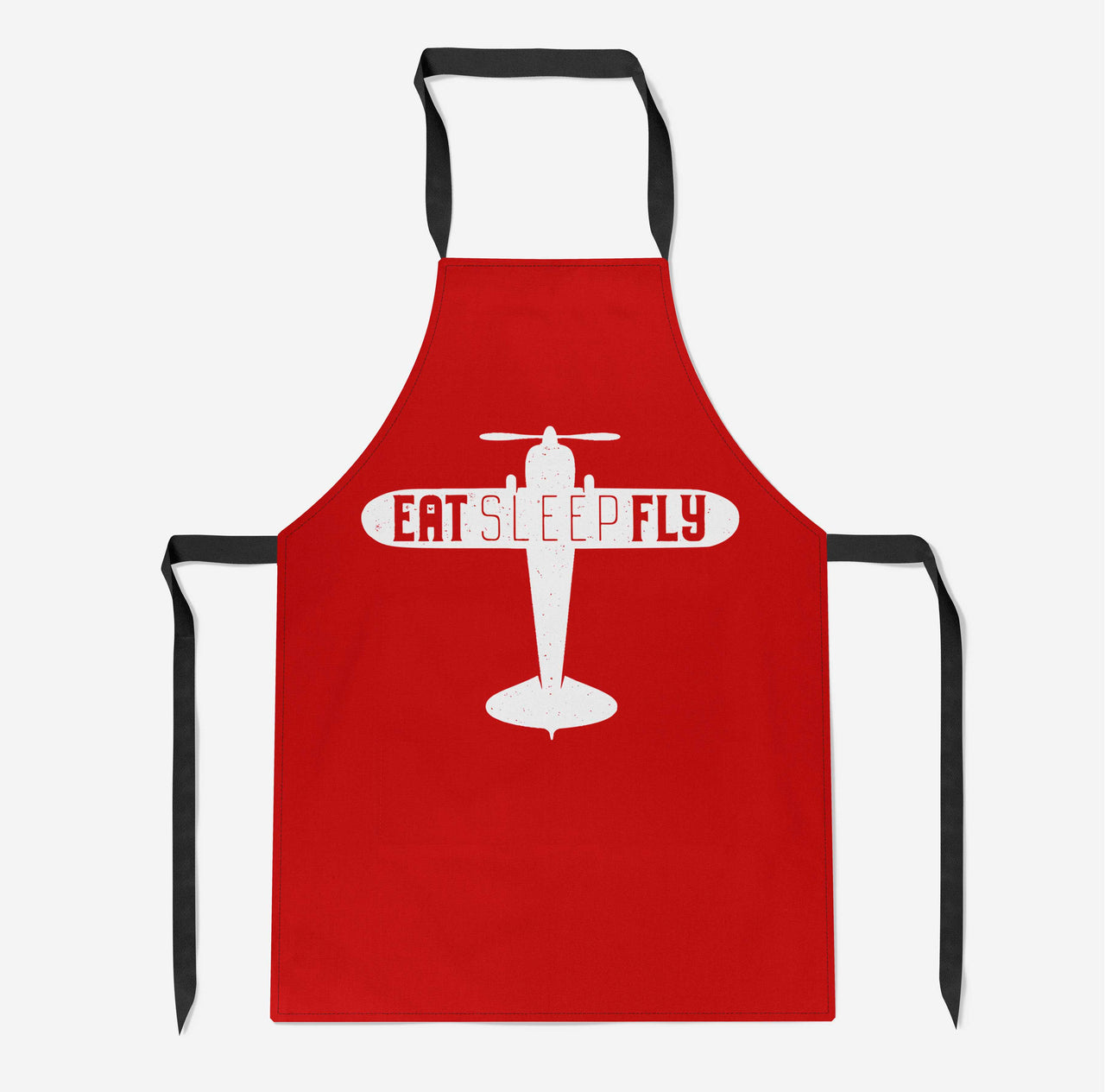 Eat Sleep Fly & Propeller Designed Kitchen Aprons