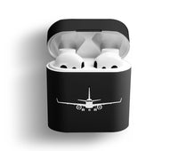 Thumbnail for Embraer E-190 Silhouette Plane Designed AirPods Cases