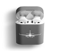 Thumbnail for Embraer E-190 Silhouette Plane Designed AirPods Cases