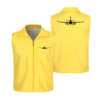 Thumbnail for Embraer E-190 Silhouette Plane Designed Thin Style Vests