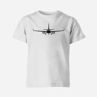 Thumbnail for Embraer E-190 Silhouette Designed Children T-Shirts