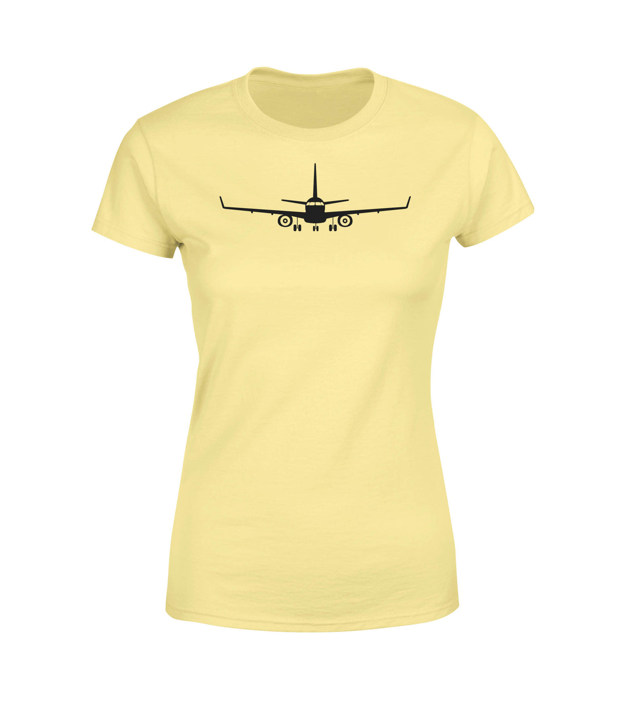 Embraer E-190 Silhouette Designed Women T-Shirts
