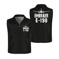 Thumbnail for Embraer E-190 & Plane Designed Thin Style Vests