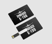 Thumbnail for Embraer E-190 & Plane Designed USB Cards