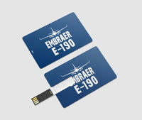 Thumbnail for Embraer E-190 & Plane Designed USB Cards