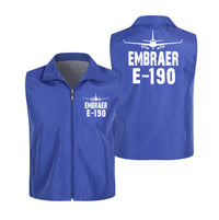 Thumbnail for Embraer E-190 & Plane Designed Thin Style Vests