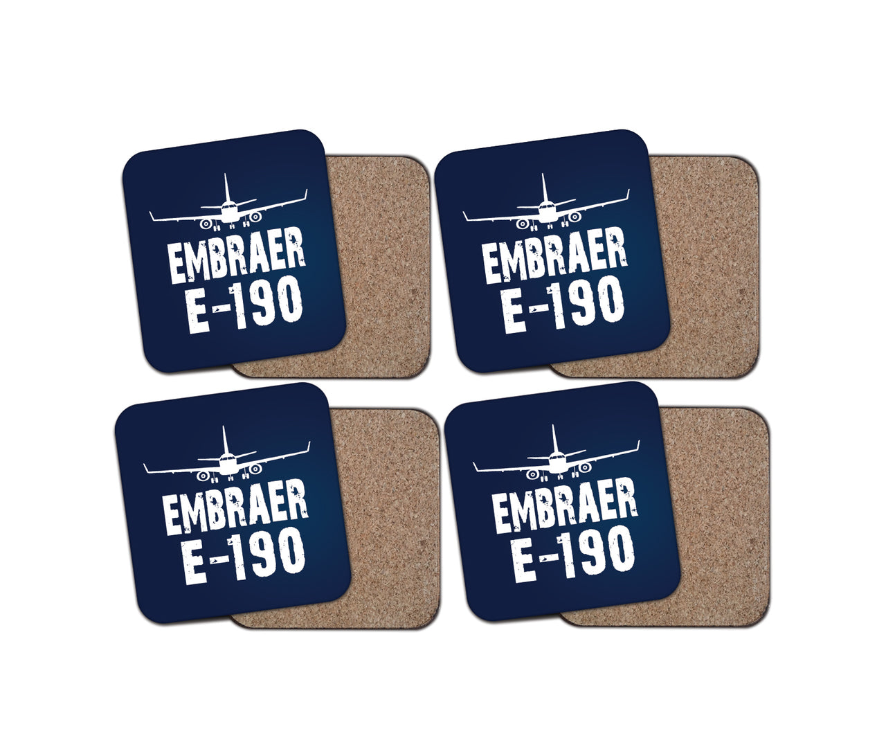 Embraer E-190 & Plane Designed Coasters