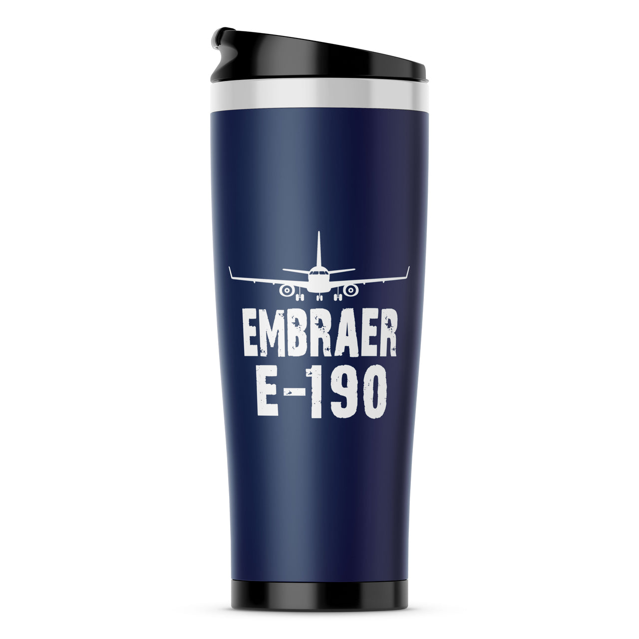 Embraer E-190 & Plane Designed Stainless Steel Travel Mugs