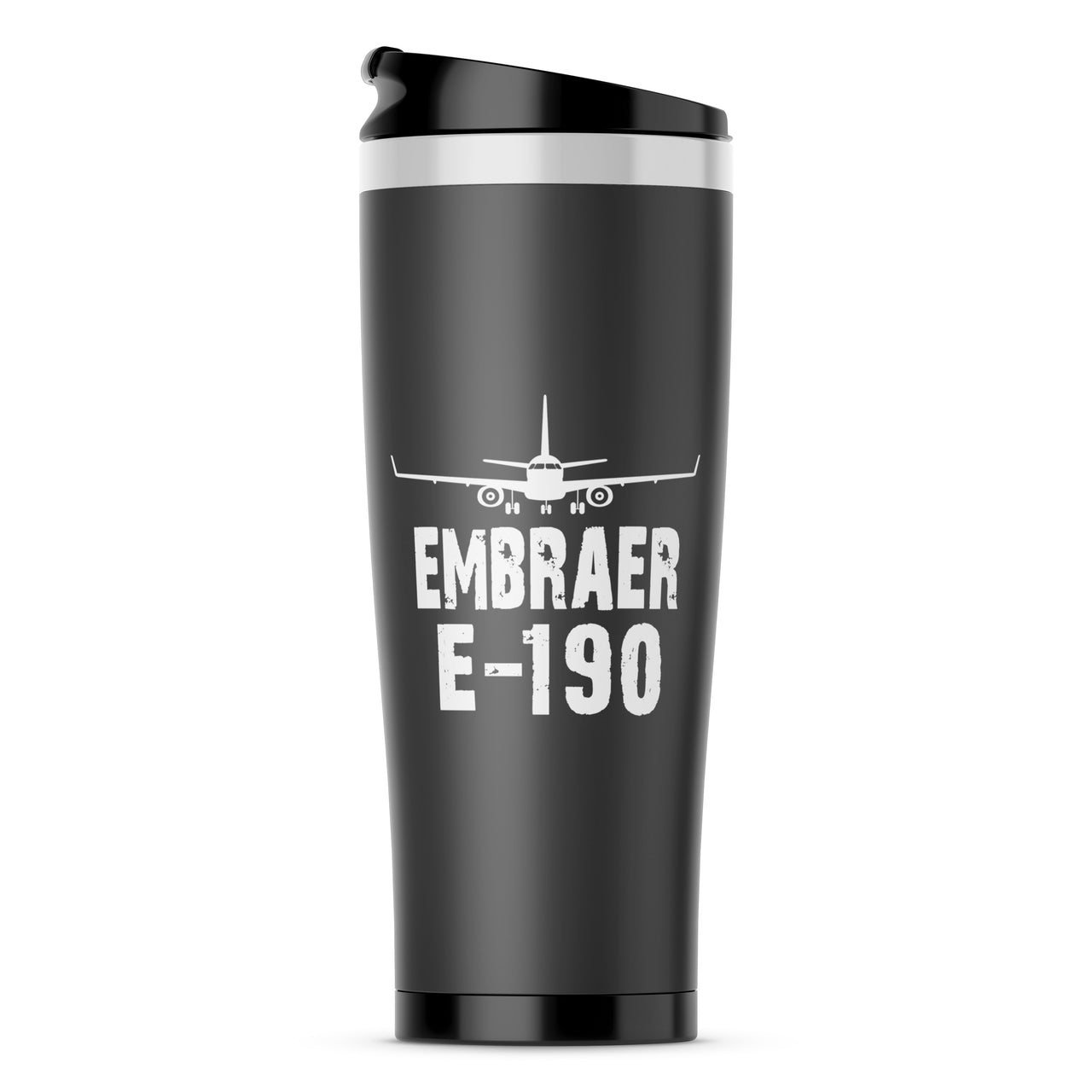 Embraer E-190 & Plane Designed Stainless Steel Travel Mugs