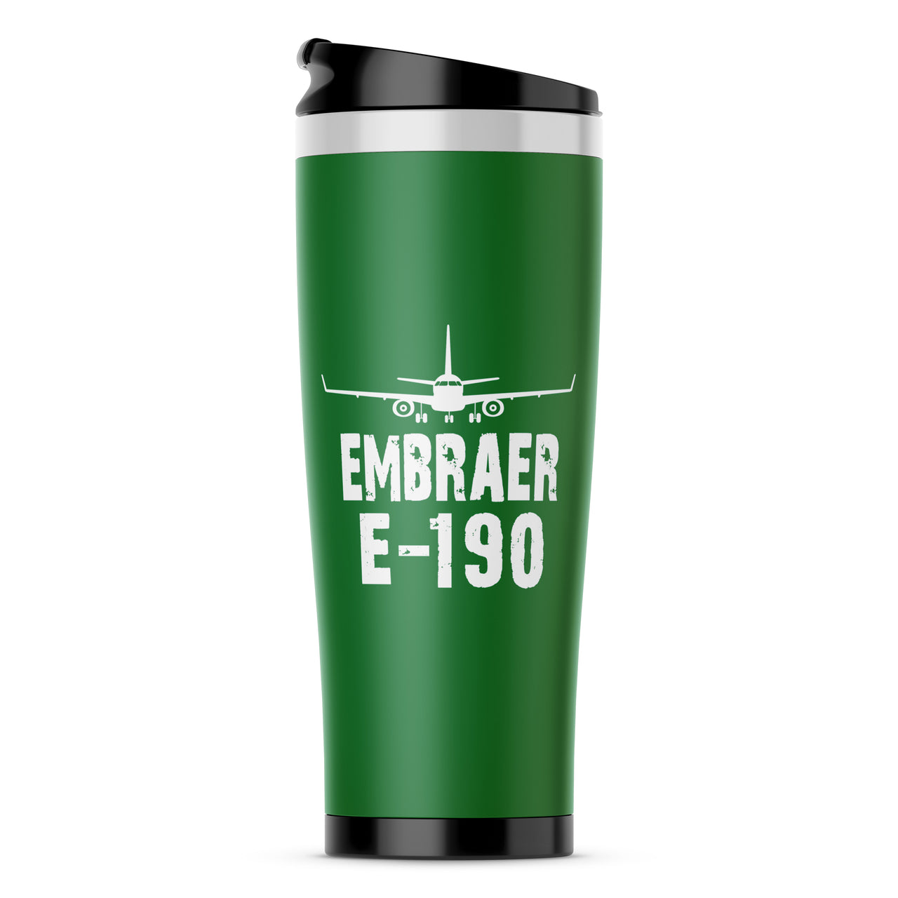 Embraer E-190 & Plane Designed Stainless Steel Travel Mugs