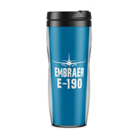 Thumbnail for Embraer E-190 & Plane Designed Travel Mugs