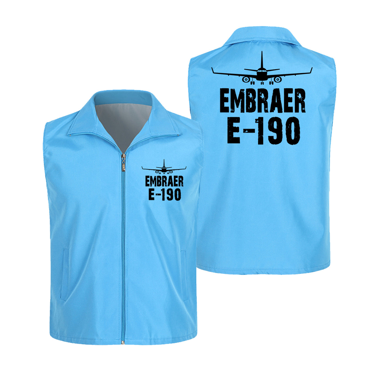 Embraer E-190 & Plane Designed Thin Style Vests