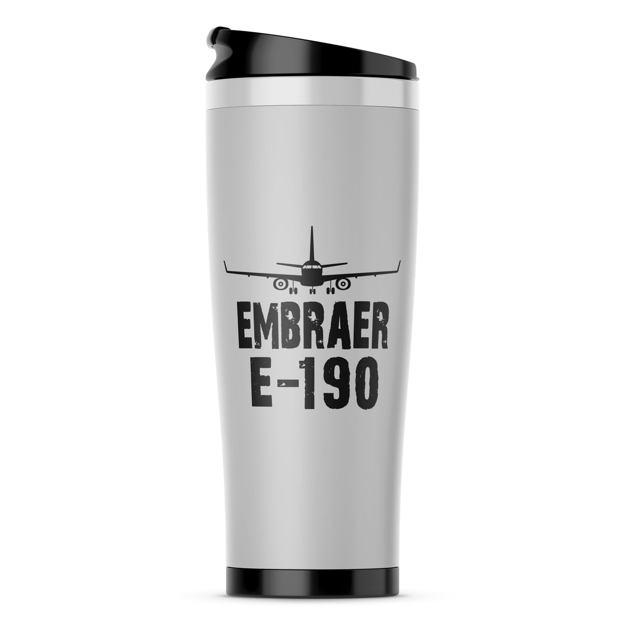 Embraer E-190 & Plane Designed Stainless Steel Travel Mugs