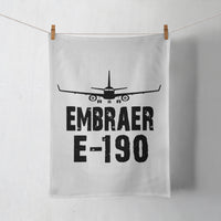 Thumbnail for Embraer E-190 & Plane Designed Towels