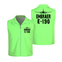 Thumbnail for Embraer E-190 & Plane Designed Thin Style Vests