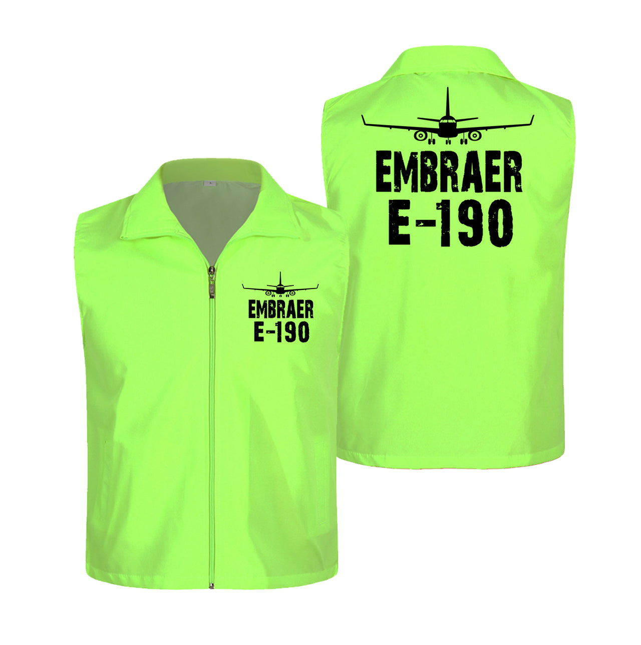 Embraer E-190 & Plane Designed Thin Style Vests