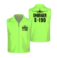 Thumbnail for Embraer E-190 & Plane Designed Thin Style Vests