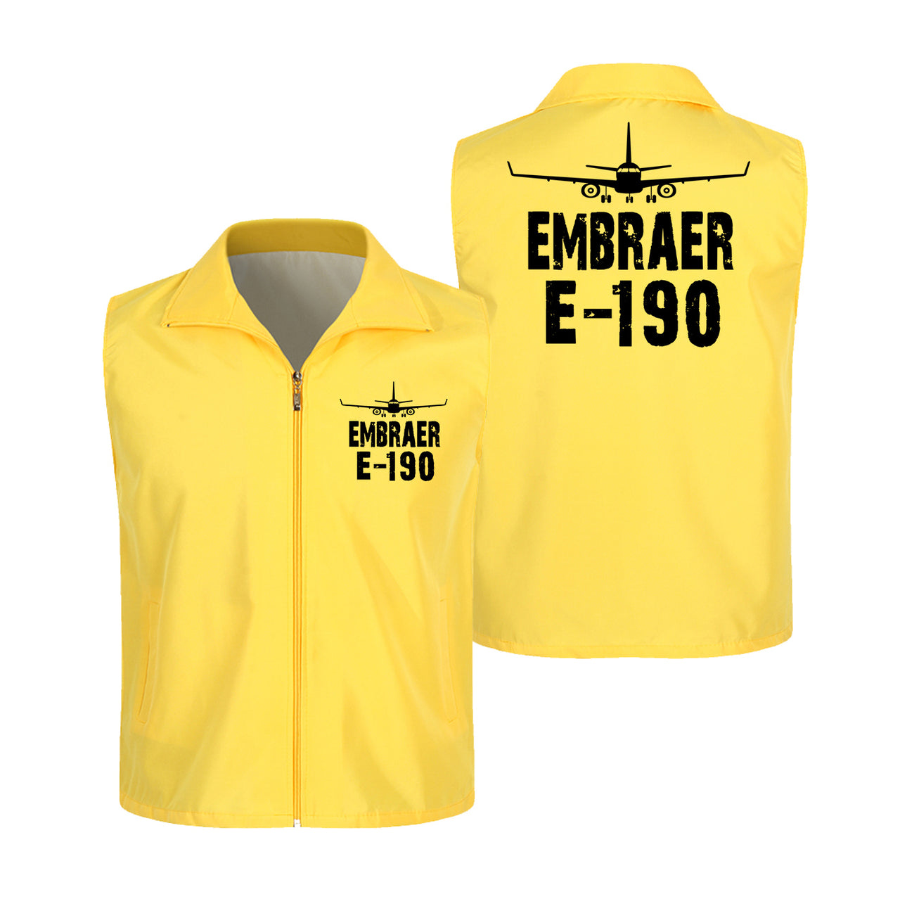 Embraer E-190 & Plane Designed Thin Style Vests