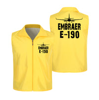 Thumbnail for Embraer E-190 & Plane Designed Thin Style Vests