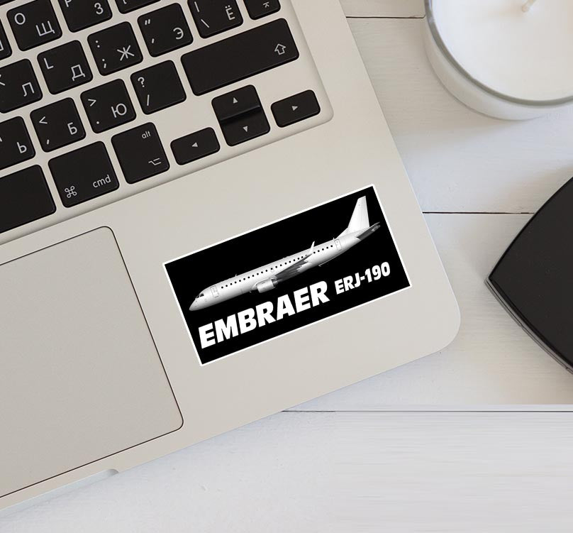 The Embraer ERJ-190 Designed Stickers